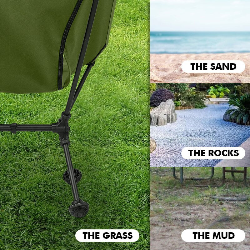 Eco-Friendly Black Rubber Feet for Chair Legs - 4pcs Chair Feet Protectors