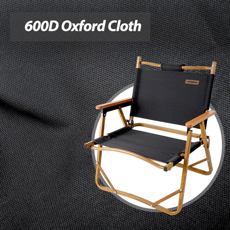 Custom Logo Foldable Kermit Chair with Wood Grain Aluminum Frame and 600D Oxford Cloth for 150kg/240kg Load Bearing