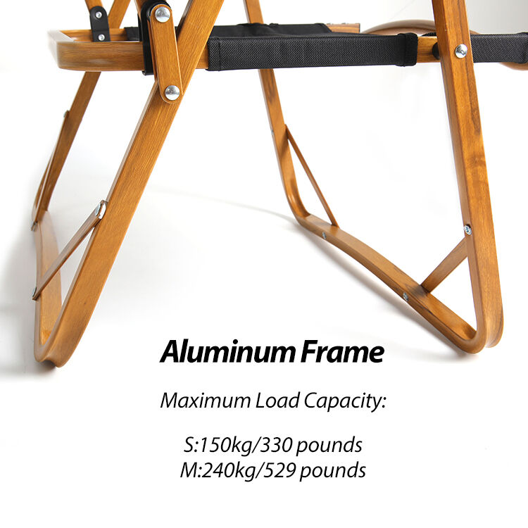 Custom Logo Foldable Kermit Chair with Wood Grain Aluminum Frame and 600D Oxford Cloth for 150kg/240kg Load Bearing