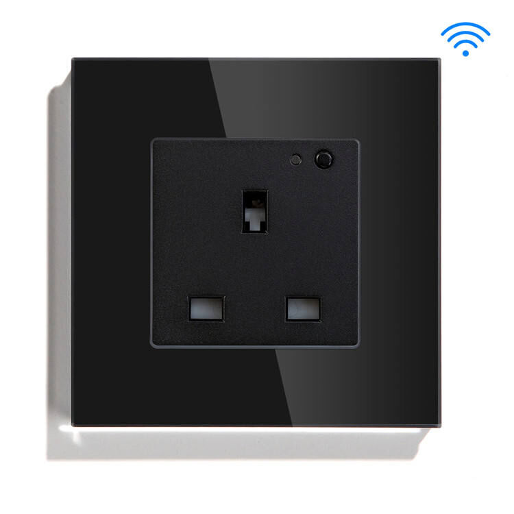 16A Rated Current Smart Socket with Flame Retardant PC Plastic and Wi-Fi 2.4GHz Connectivity