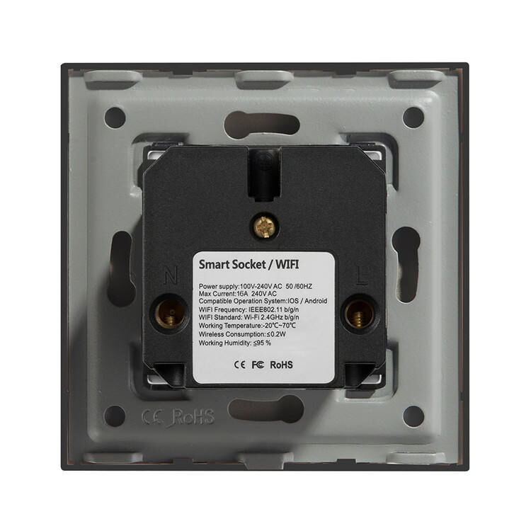 WiFi-Enabled Smart Socket with 16A Max Current for Modular DIN Rail Systems
