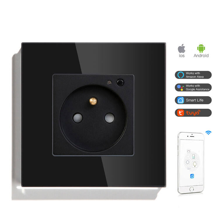 WiFi-Enabled Smart Socket with 16A Max Current for Modular DIN Rail Systems
