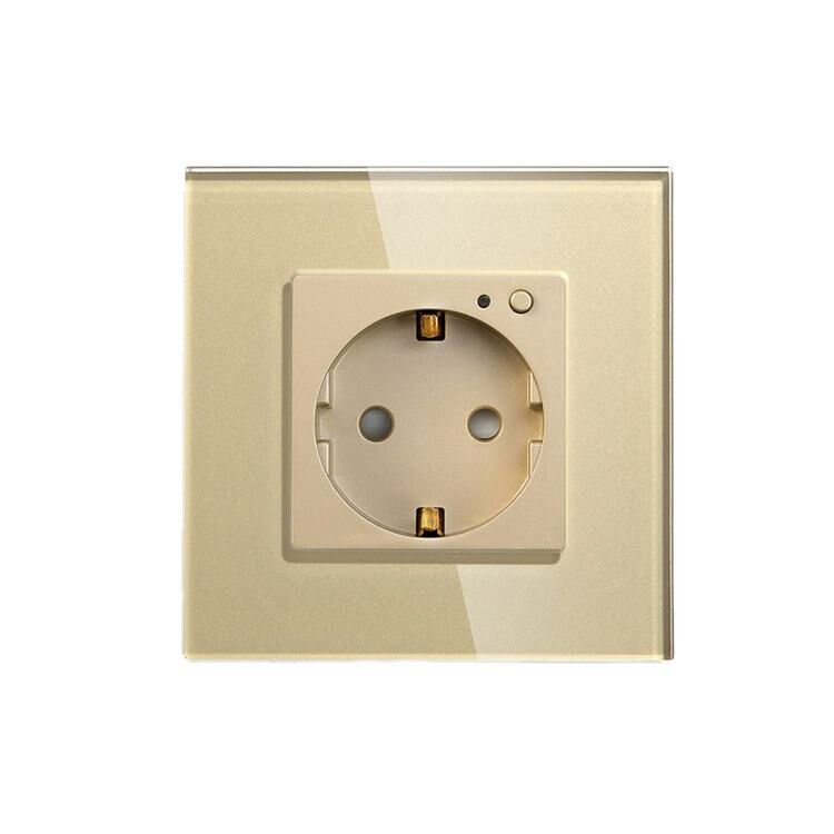 TUV Certified 16A Max Current Smart Socket with Voice Control by Alexa and Google Home WiFi Electrical Socket