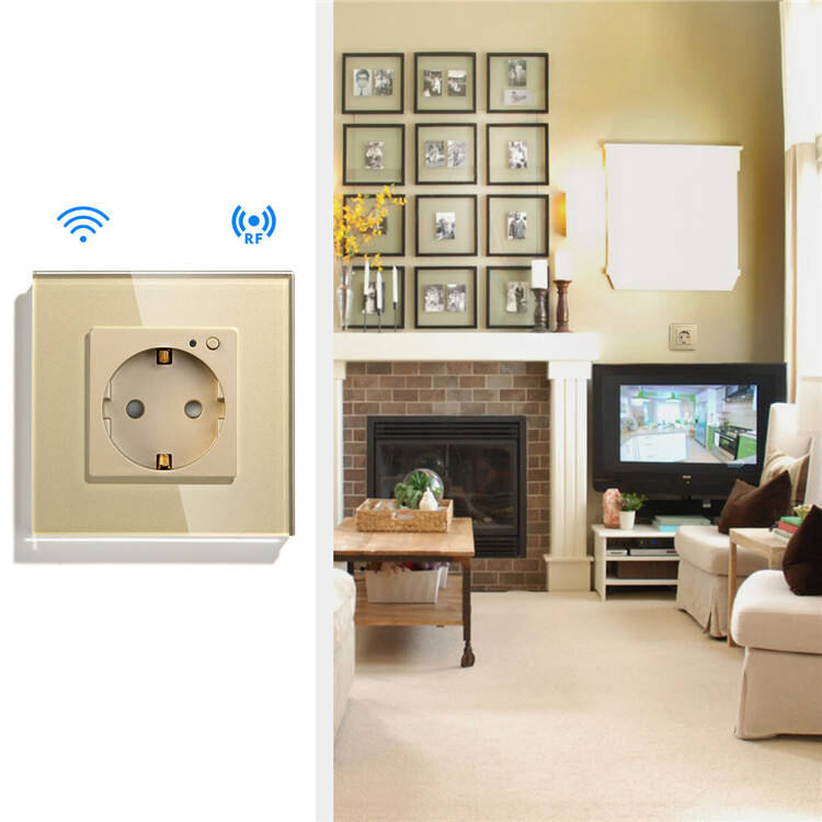 TUV Certified 16A Max Current Smart Socket with Voice Control by Alexa and Google Home WiFi Electrical Socket