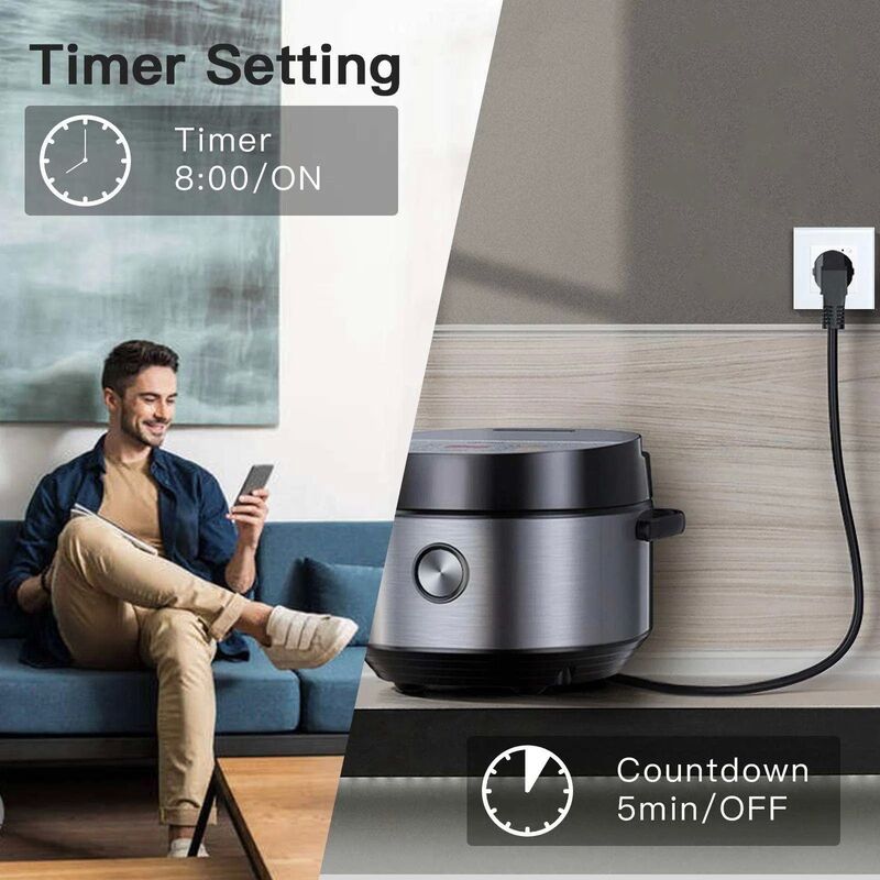 Smart Waterproof Wall Outlet with USB-C Port and Power Meter for Modern Homes