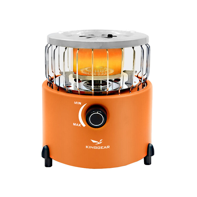 Kinggear 2000W Portable Stainless Steel Camping Stove and Gas Heater for Outdoor Cooking
