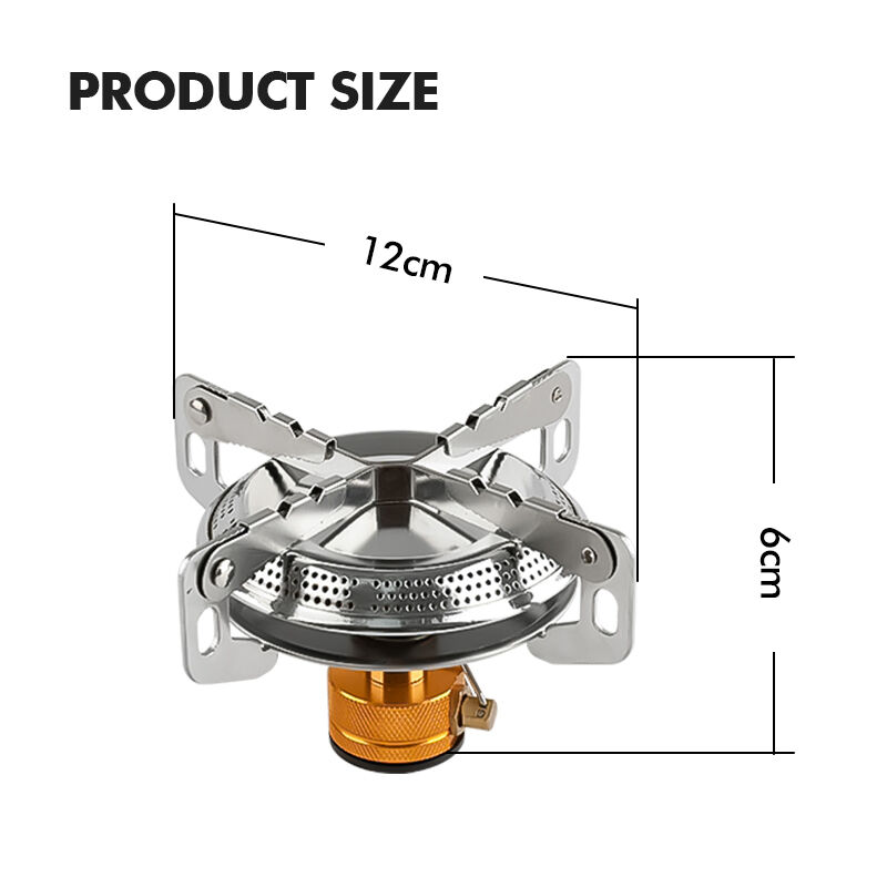 Stainless Steel 3000W Portable Camping Stove for Outdoor Hiking and Picnic