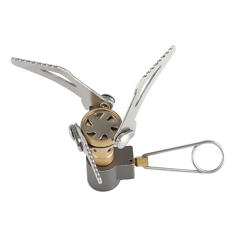 3000W Stainless Steel Mini Camping Gas Stove - Ultra Lightweight 50g Portable Gas Stove