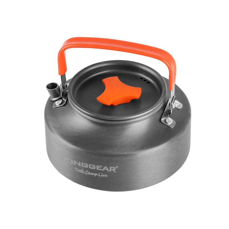 Ultralight Aluminium Alloy Camping Kettle with 1.1L 1.5L 2L Capacity for Outdoor Travel