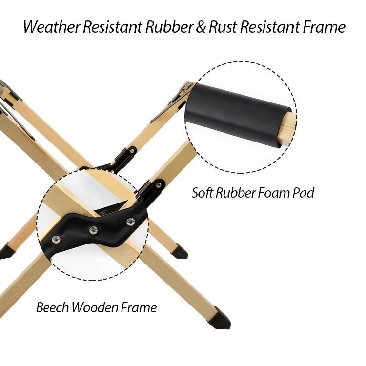 Lightweight Foldable Wood Cooler Stand with Custom Logo for Outdoor Picnic Storage