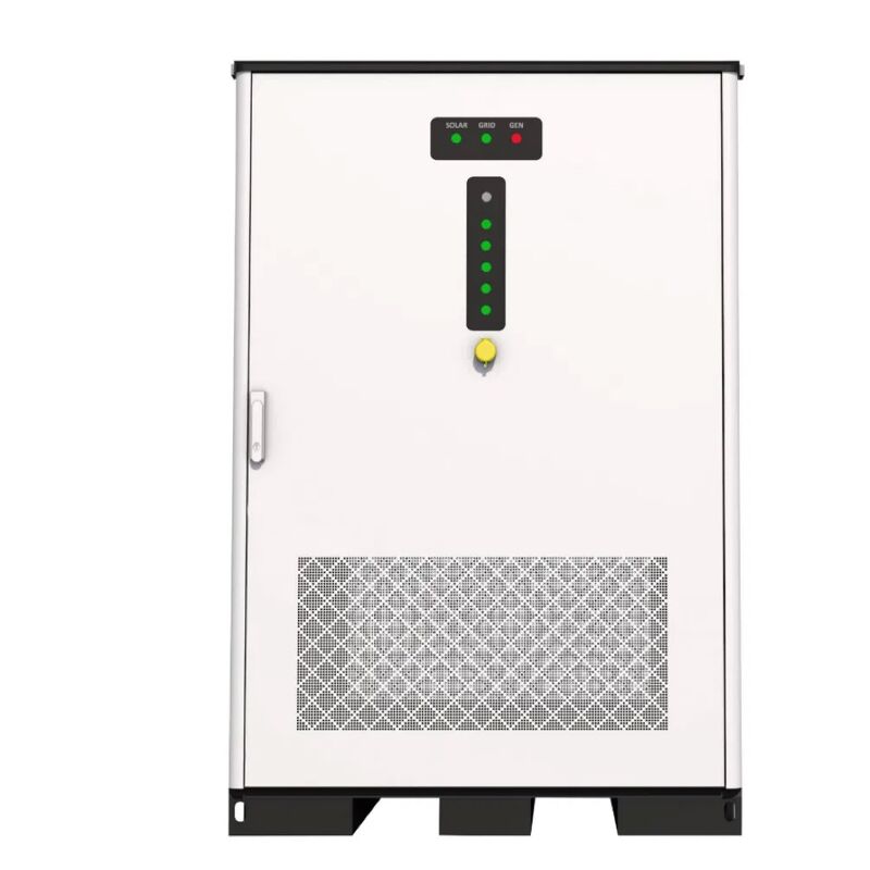 100kWh+55kW Industrial Battery Storage Cabinet with LiFePO4 Battery and Air Cooling System for Hybrid PV-Diesel Microgrid BESS