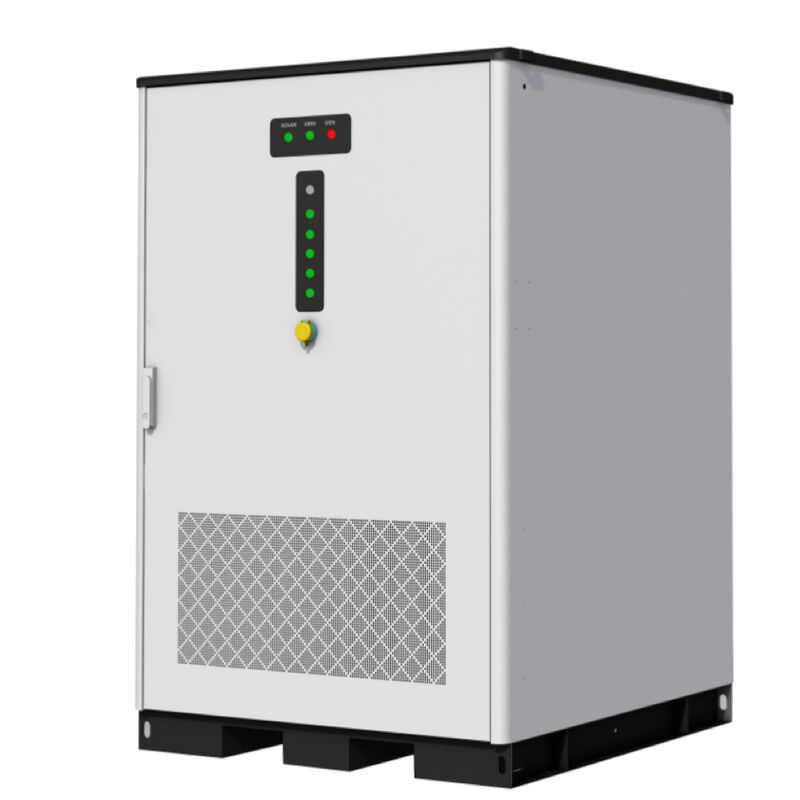 Hybrid PV-Diesel Microgrid BESS Cabinet with 100kWh+55kW LiFePO4 Battery and IP54 Protection for Industrial Energy Storage