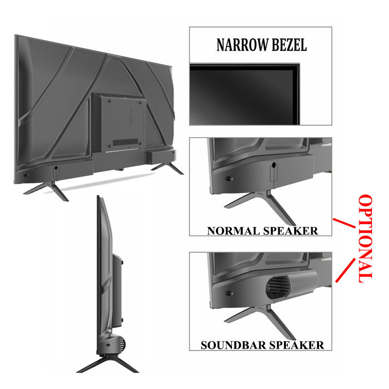 32 Inch 1080P FHD Android 11/12/13 Smart LED TV with Wide Screen and Multi-Language OSD