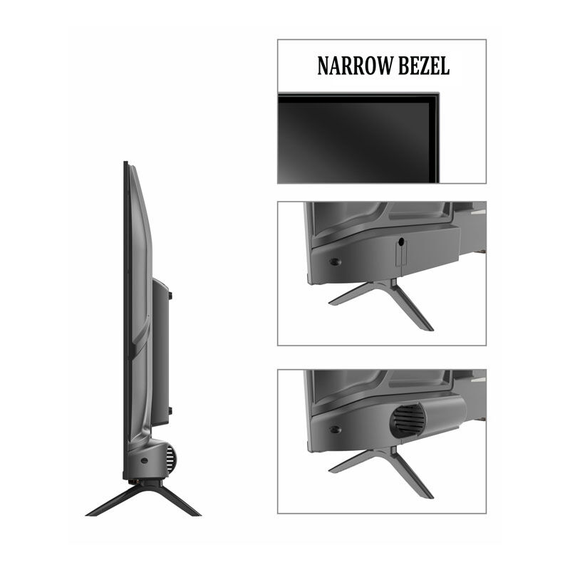 32 Inch Smart TV with HD Resolution and Android OS for Home and Hotel Use