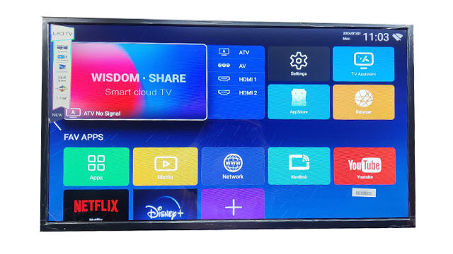 32 Inch Full HD Smart LED TV with Android 11/12/13 OS for Home and Hotel Use