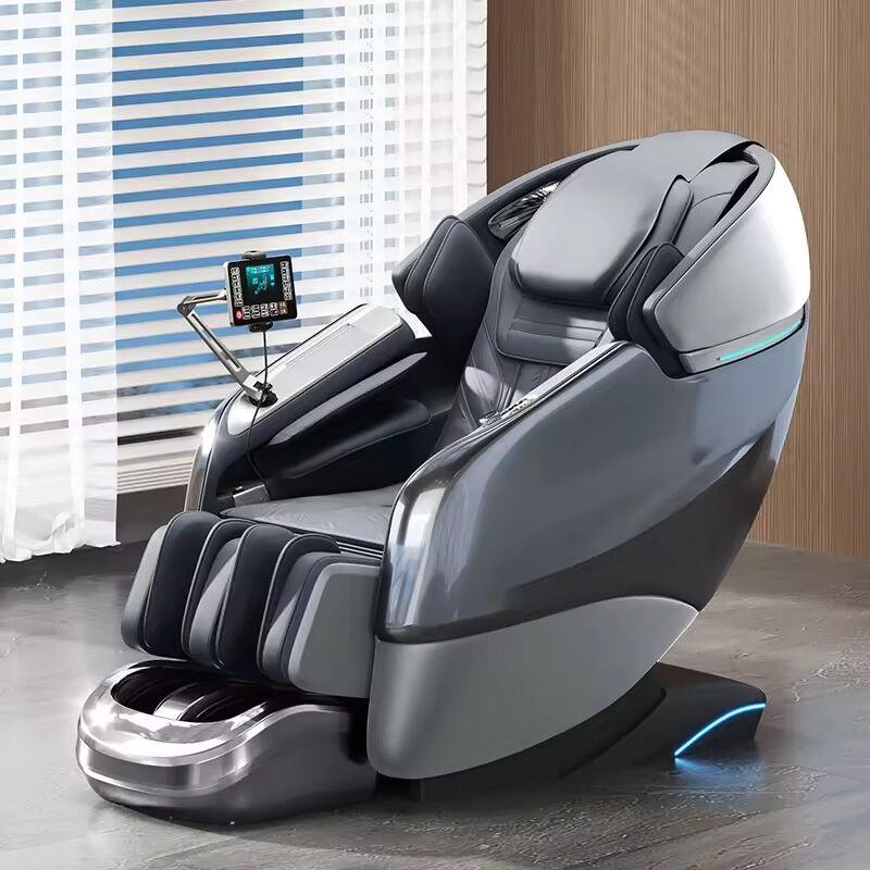 SL Track Massage Chair with Zero Gravity Design Heart Rate Detection and Wireless Charging
