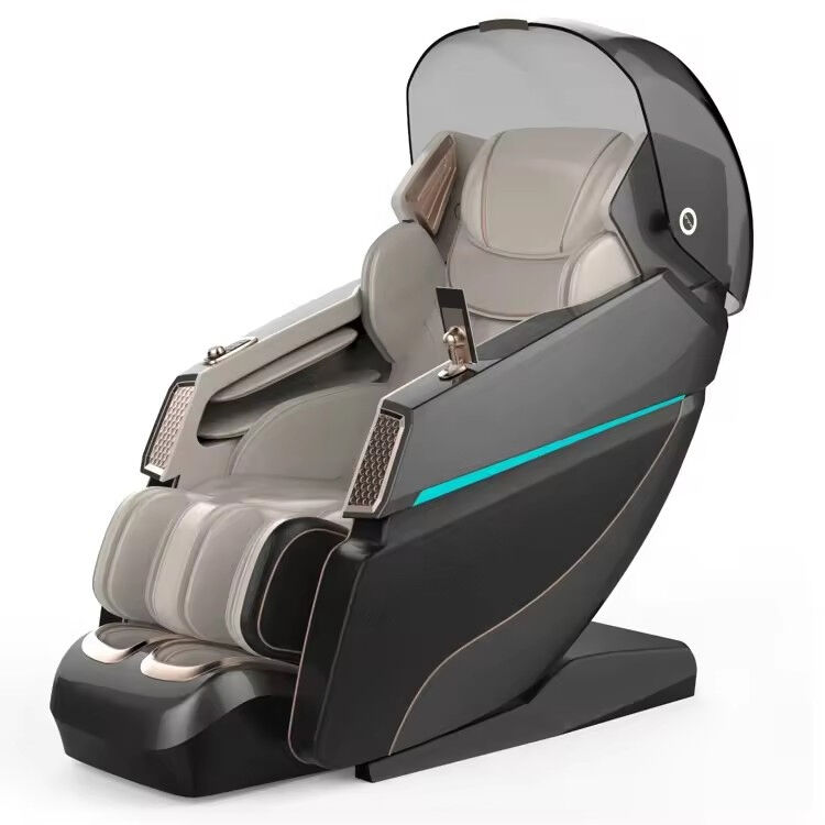 2024 Zero Gravity Mode SL Track Massage Chair with Bluetooth Music Function and Noise-Cancelling Hood