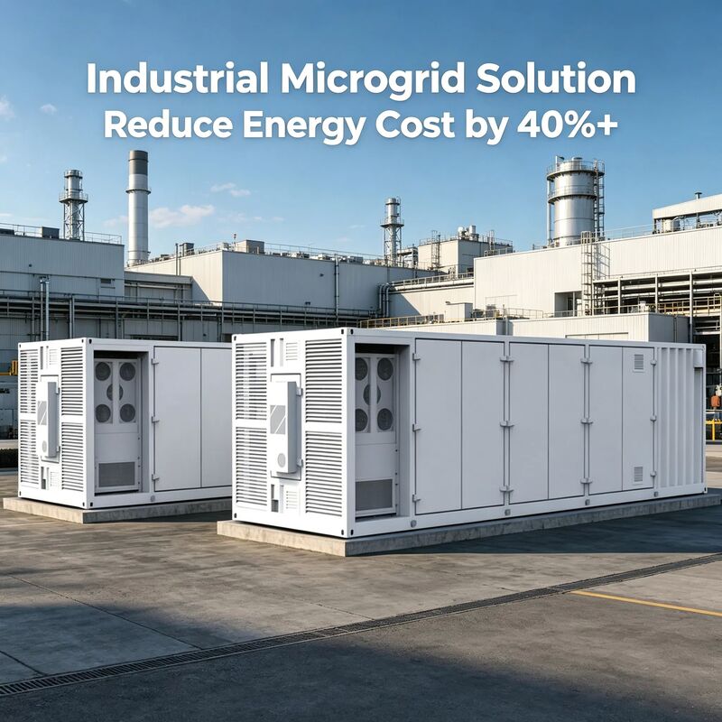2MWh Containerized Energy Storage System with Advanced Liquid-Cooling Scalable 1MWh-100MWh and IP65 Weatherproof