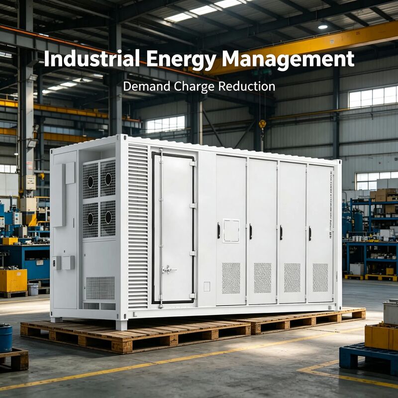 Containerized Energy Storage System BESS with 1MWh-5MWh Customizable Capacity 6000 Cycles and Full Liquid Cooling