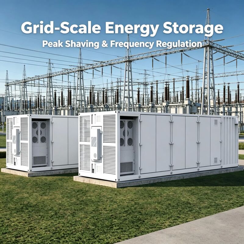 5MWh Containerized Energy Storage System with Liquid Cooling and 6000 Cycles Life for Industrial Use