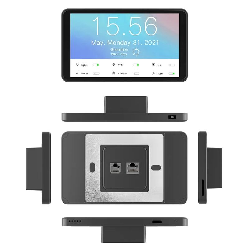7inch Touch Screen Smart Control Panel with Zigbee Communication and POE Support for Smart Home