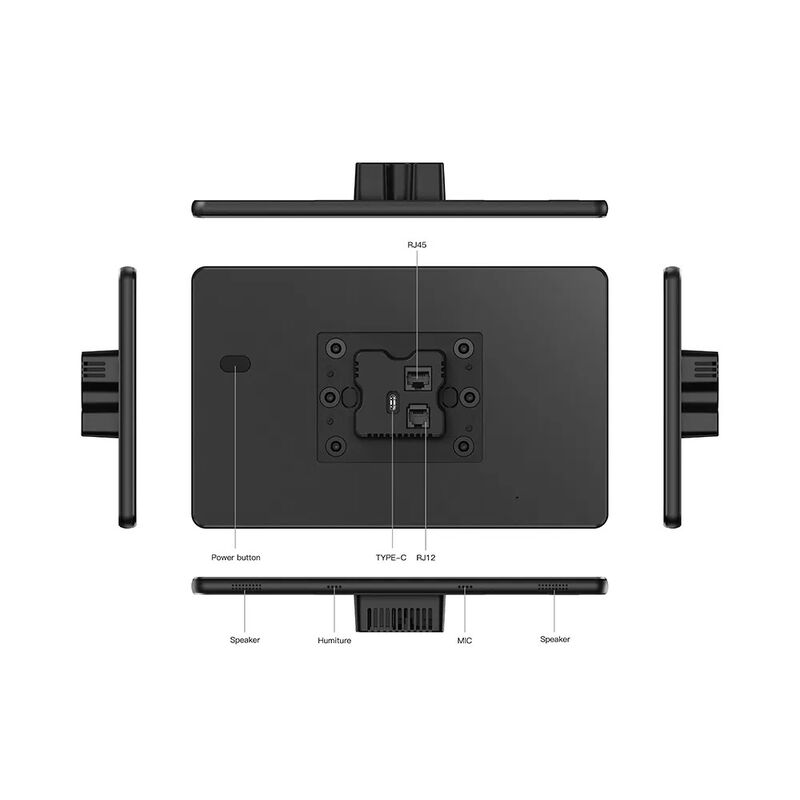 10.1 Inch Smart Home Control Panel with Octa Core MT8768 and POE Charging Wall Mounted Tablet PC