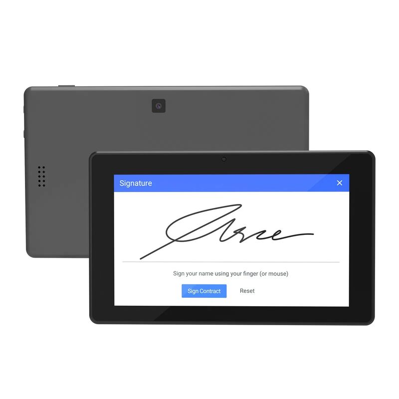 Custom 7inch Metal POS Tablet PC with Built-in Bluetooth for Smart POS Terminal and Android Tablet PC