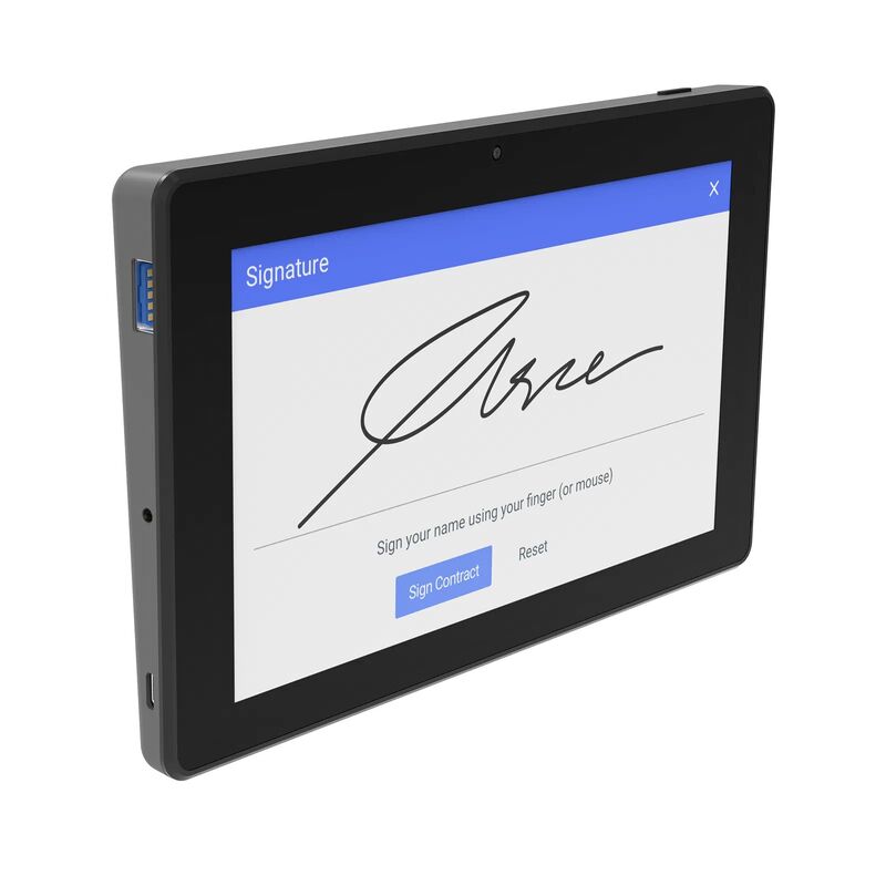 Custom 7inch Metal POS Tablet PC with Built-in Bluetooth for Smart POS Terminal and Android Tablet PC