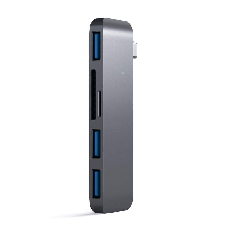 Satechi USB-C Hub with High-Speed Data, Multi-Functional USB 3.0 Combo Hub and Plug-and-Play Connectivity