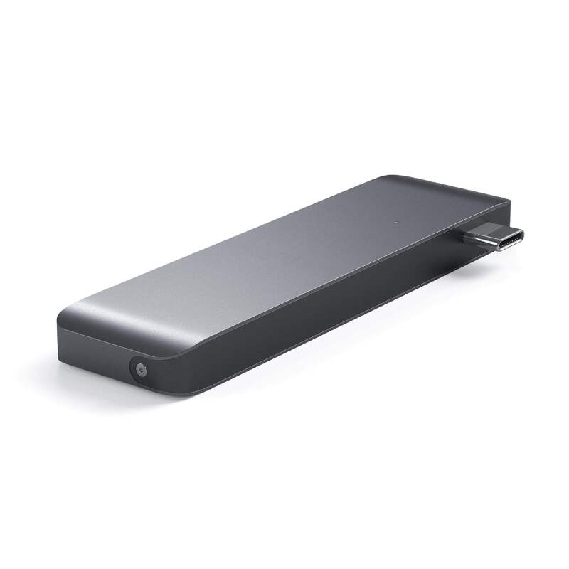 Satechi USB-C Hub with High-Speed Data, Multi-Functional USB 3.0 Combo Hub and Plug-and-Play Connectivity