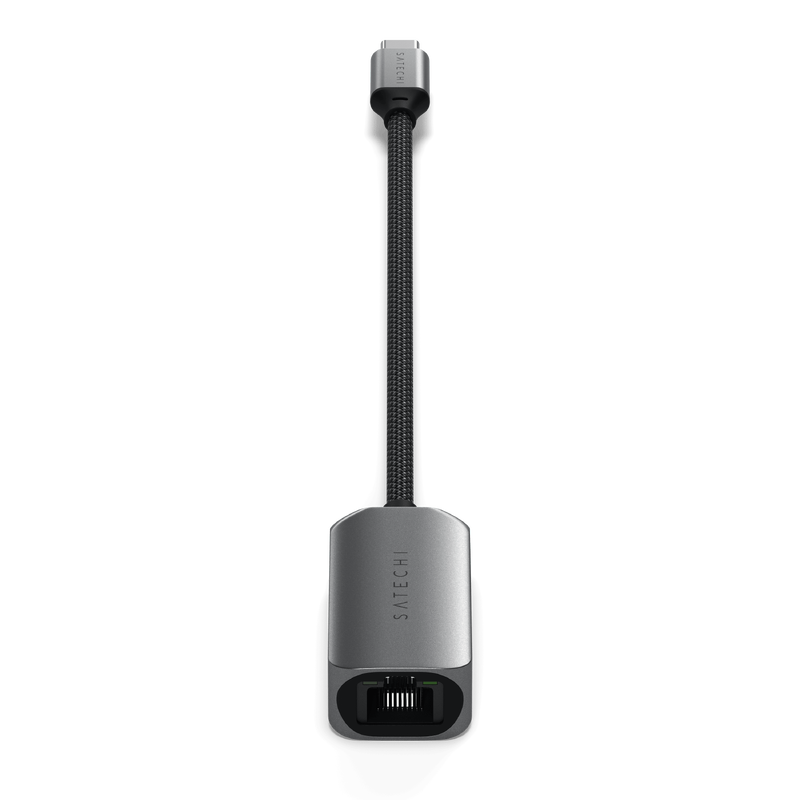 Satechi USB-C Ethernet Adapter with 2.5 Gigabit High-Speed Data Transfer and Bus-Powered Design