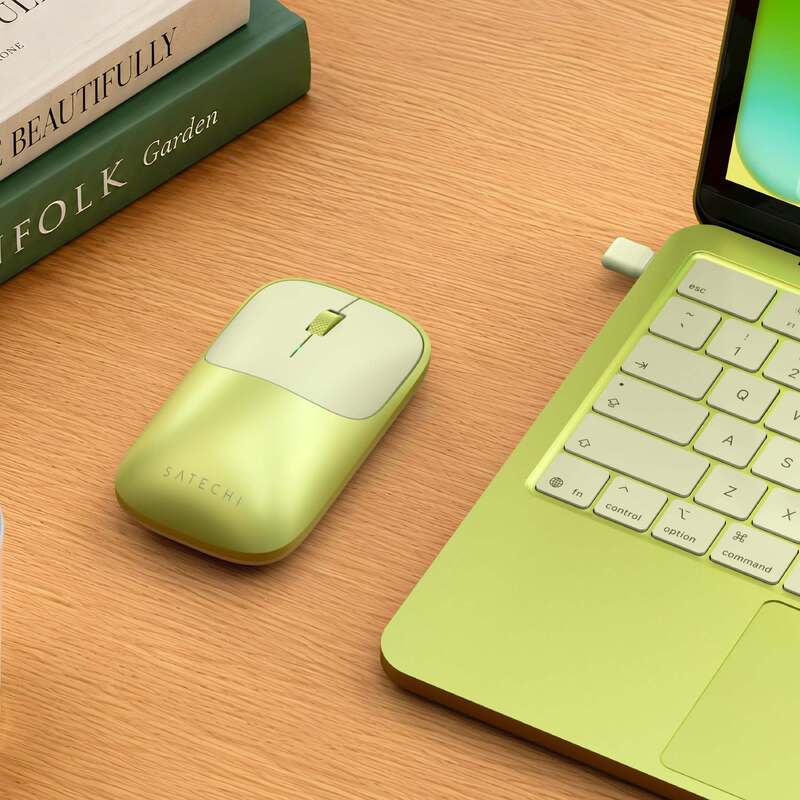 Satechi Slim X Wireless Mouse with Dual Connectivity, Quiet Performance, and USB-C Rechargeable