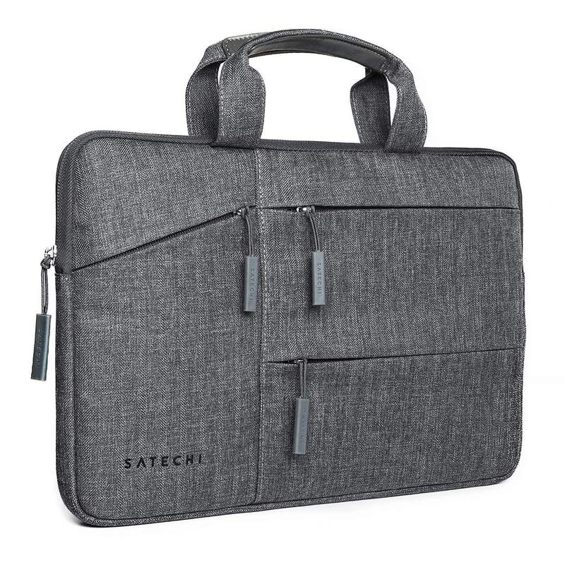 Water-Resistant 15-inch Laptop Carrying Case with Impact Cushioning and Multiple Pockets