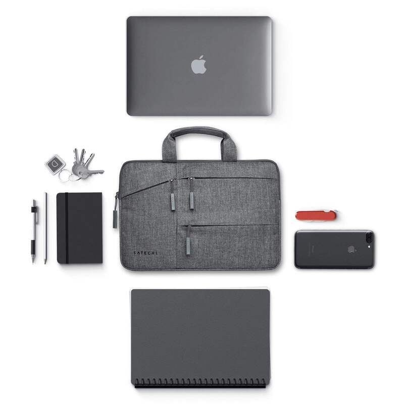 Water-Resistant 15-inch Laptop Carrying Case with Impact Cushioning and Multiple Pockets