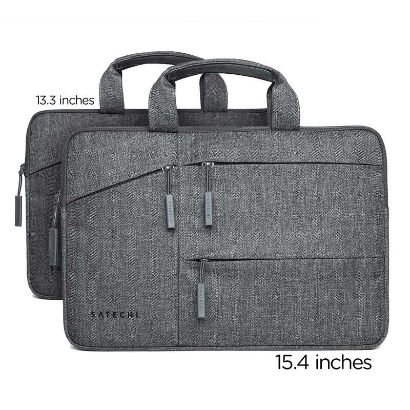 Water-Resistant 15-inch Laptop Carrying Case with Impact Cushioning and Multiple Pockets