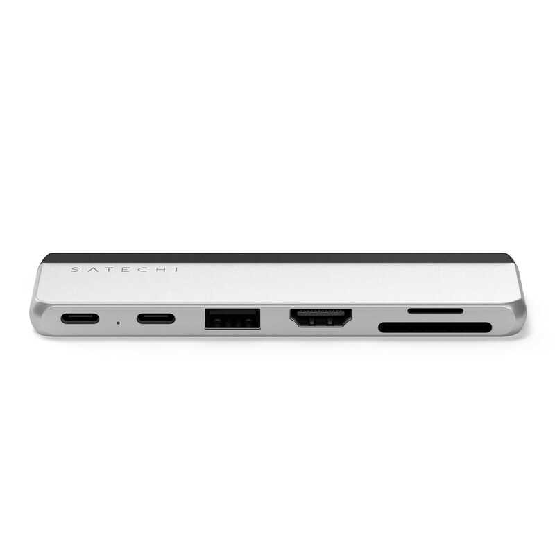 Dual USB-C Hub for Surface Pro with 40Gbps Transfer Speeds, 100W Power Delivery, and 6K/60Hz Video Output
