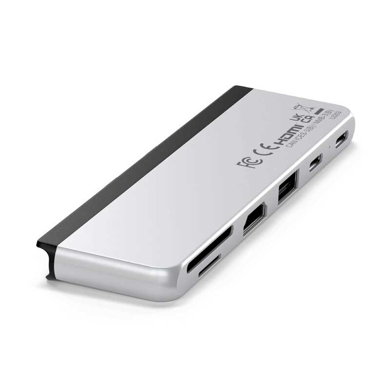 Dual USB-C Hub for Surface Pro with 40Gbps Transfer Speeds, 100W Power Delivery, and 6K/60Hz Video Output