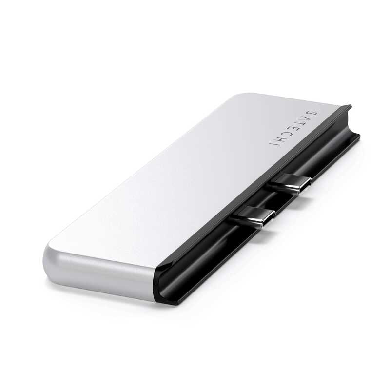 Dual USB-C Hub for Surface Pro with 40Gbps Transfer Speeds, 100W Power Delivery, and 6K/60Hz Video Output