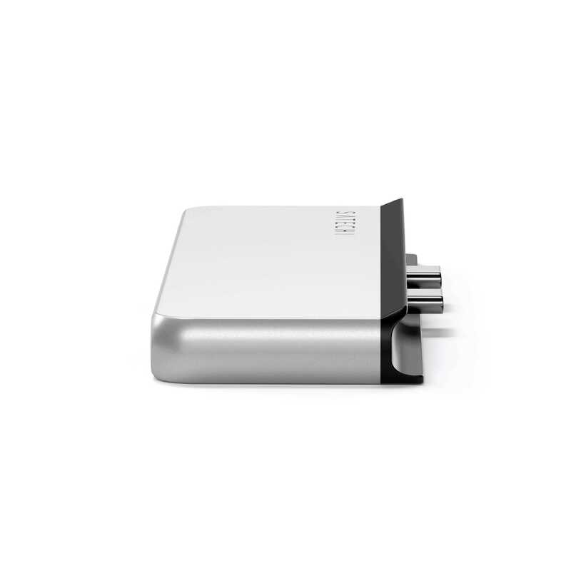 Dual USB-C Hub for Surface Pro with 40Gbps Transfer Speeds, 100W Power Delivery, and 6K/60Hz Video Output