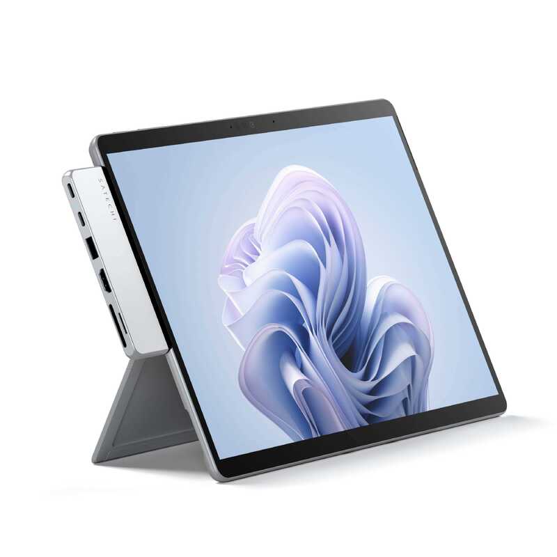 Dual USB-C Hub for Surface Pro with 40Gbps Transfer Speeds, 100W Power Delivery, and 6K/60Hz Video Output